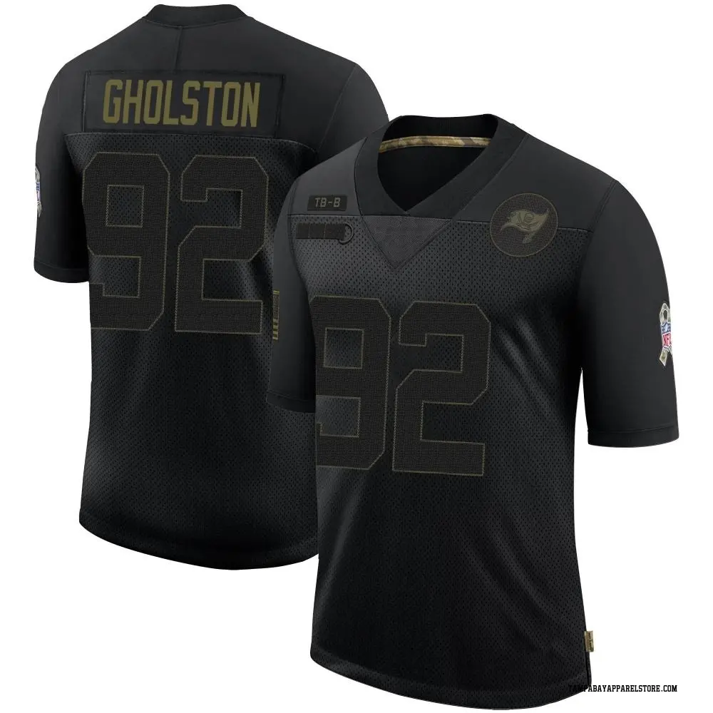 William Gholston Youth Limited Black Tampa Bay Buccaneers 2020 Salute To Service Jersey