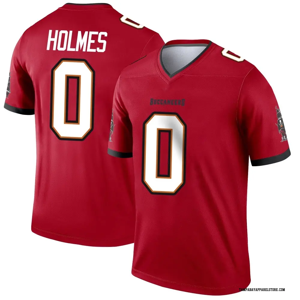 Yasir Holmes Men's Legend Red Tampa Bay Buccaneers Jersey